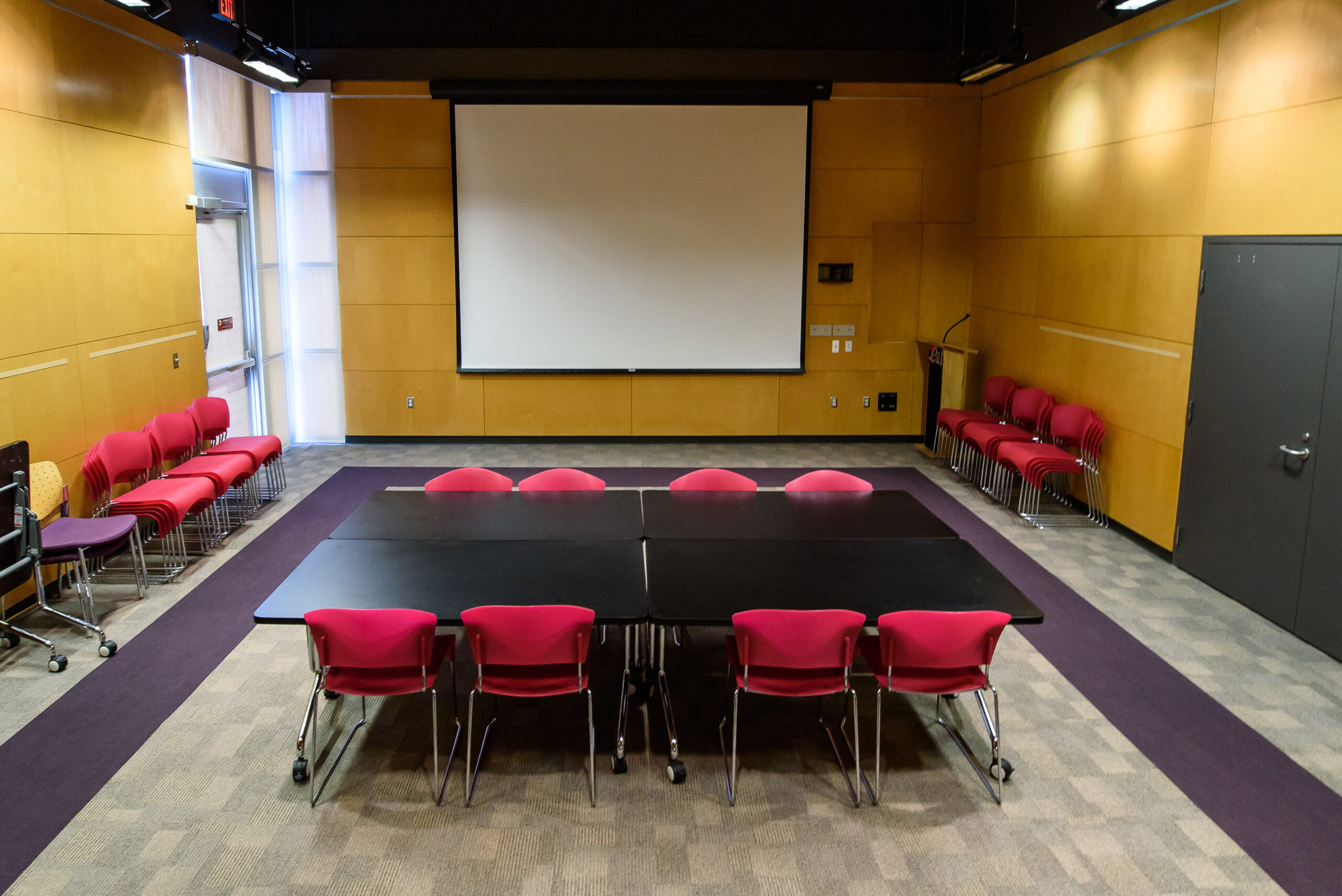 South Meeting Room scaled Inside of the meeting room at South Branch Library