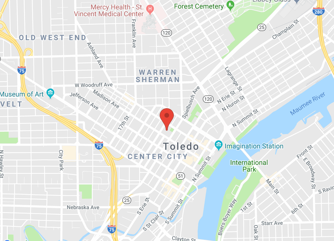 Map Of Downtown Toledo Ohio Main Library – Toledo Lucas County Public Library