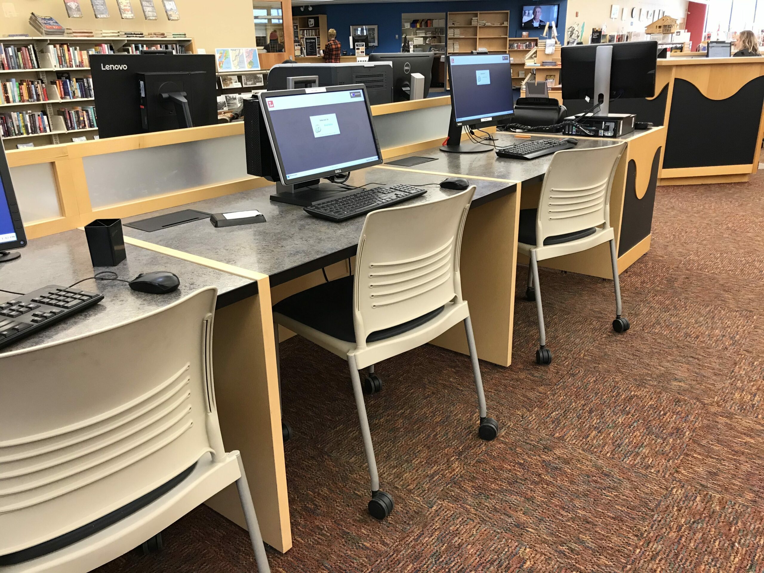pointplacecomputers scaled Inside Point Place Branch Library computer area