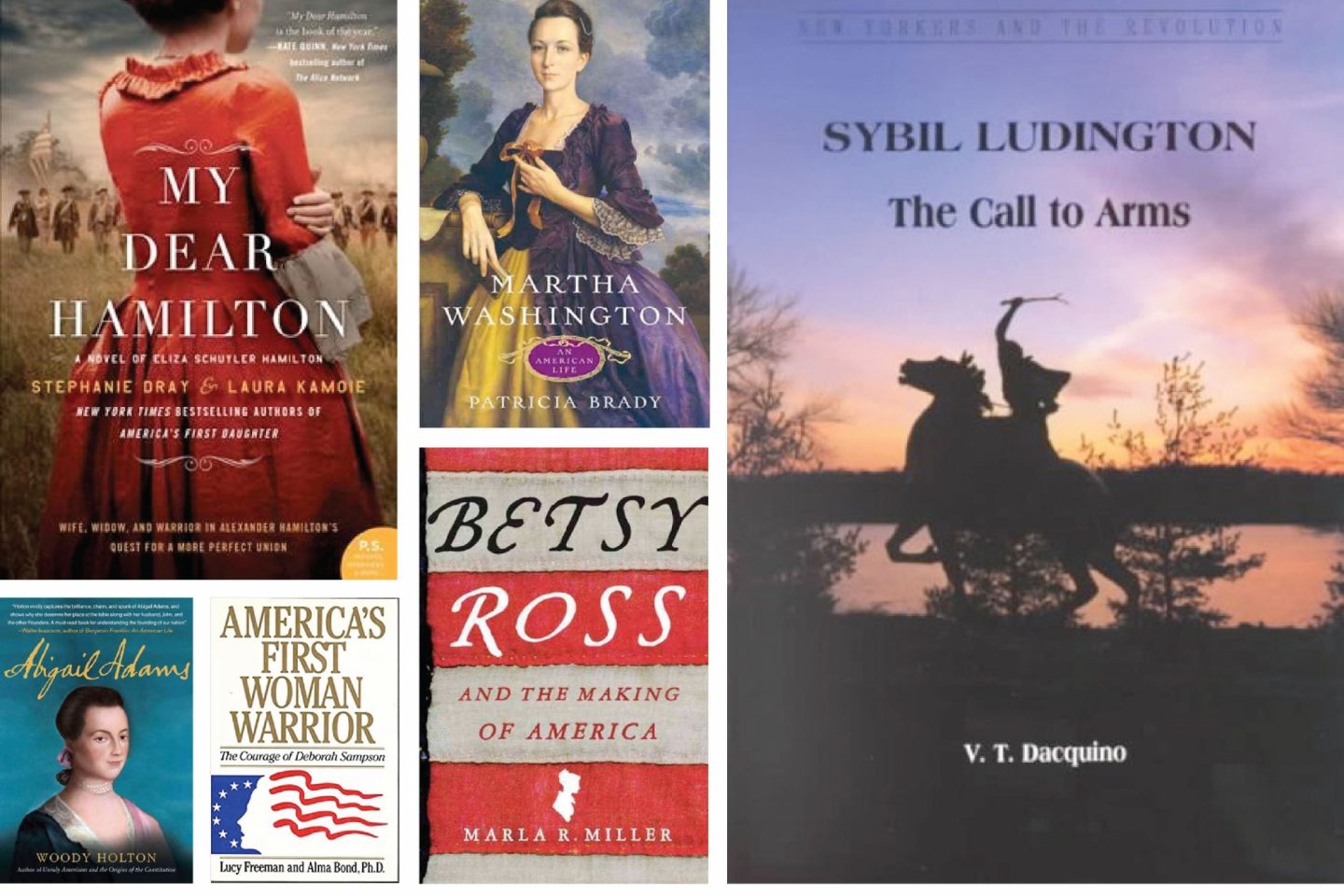 American Revolutionaries and several book covers that fit this topic.