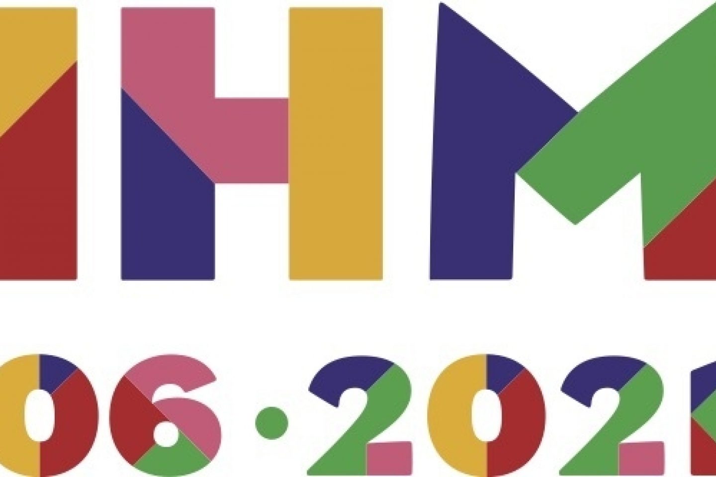 Shortened ad for Immigrant Heritage Month that reads "IHM, 06.2021."