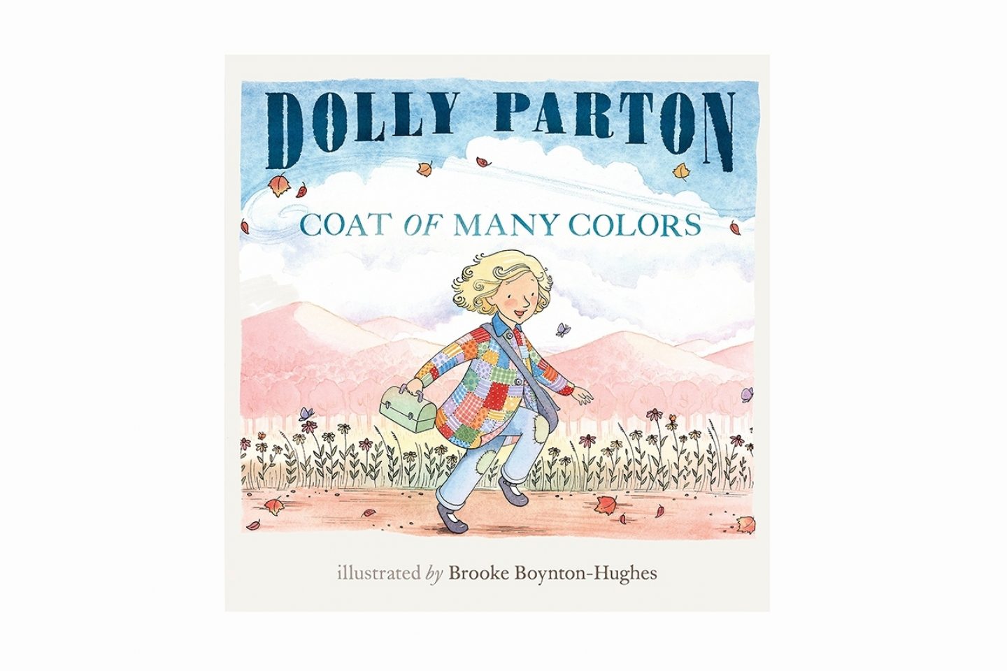 The cover of Dolly Parton's book "Coat of Many Colors."