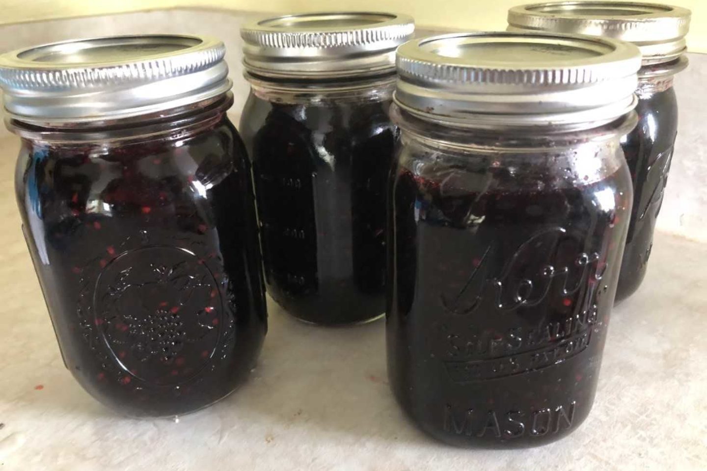 Blackberry Jam Jars canning