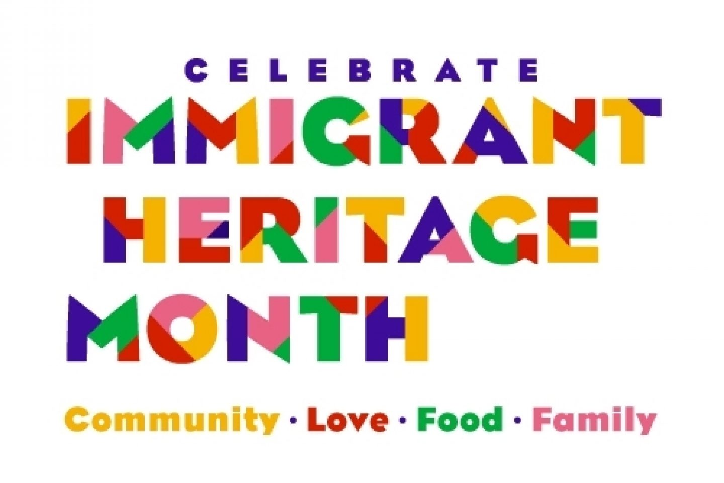 Immigrant Heritage Month 2020 Logo