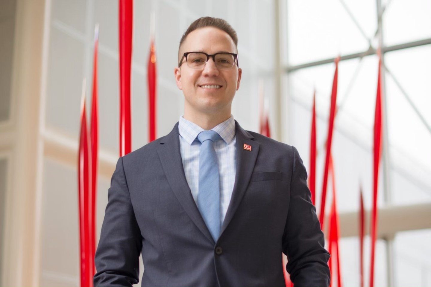 Portrait shot of Jason Kucsma when he was named Toledo Library's Director in 2019.