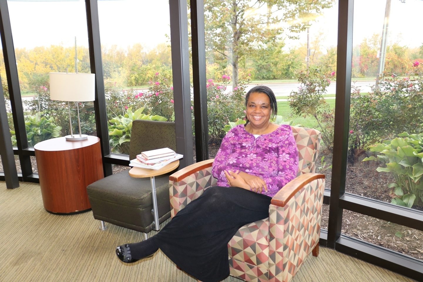 Photo of local Library user Lisa Maria.