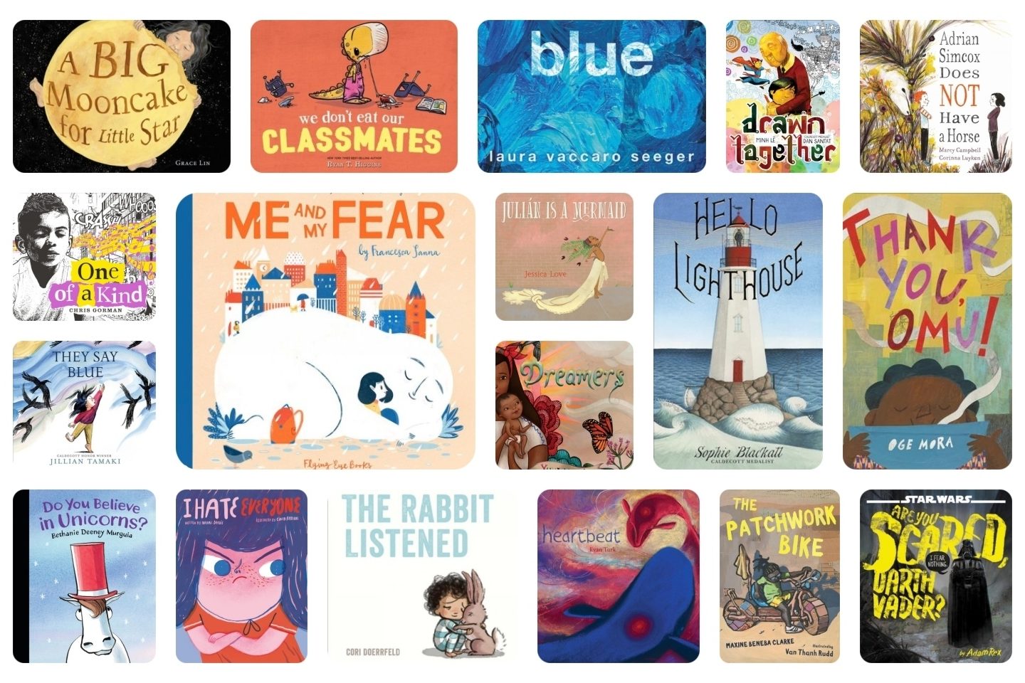 best picture books 2018 book cover collage