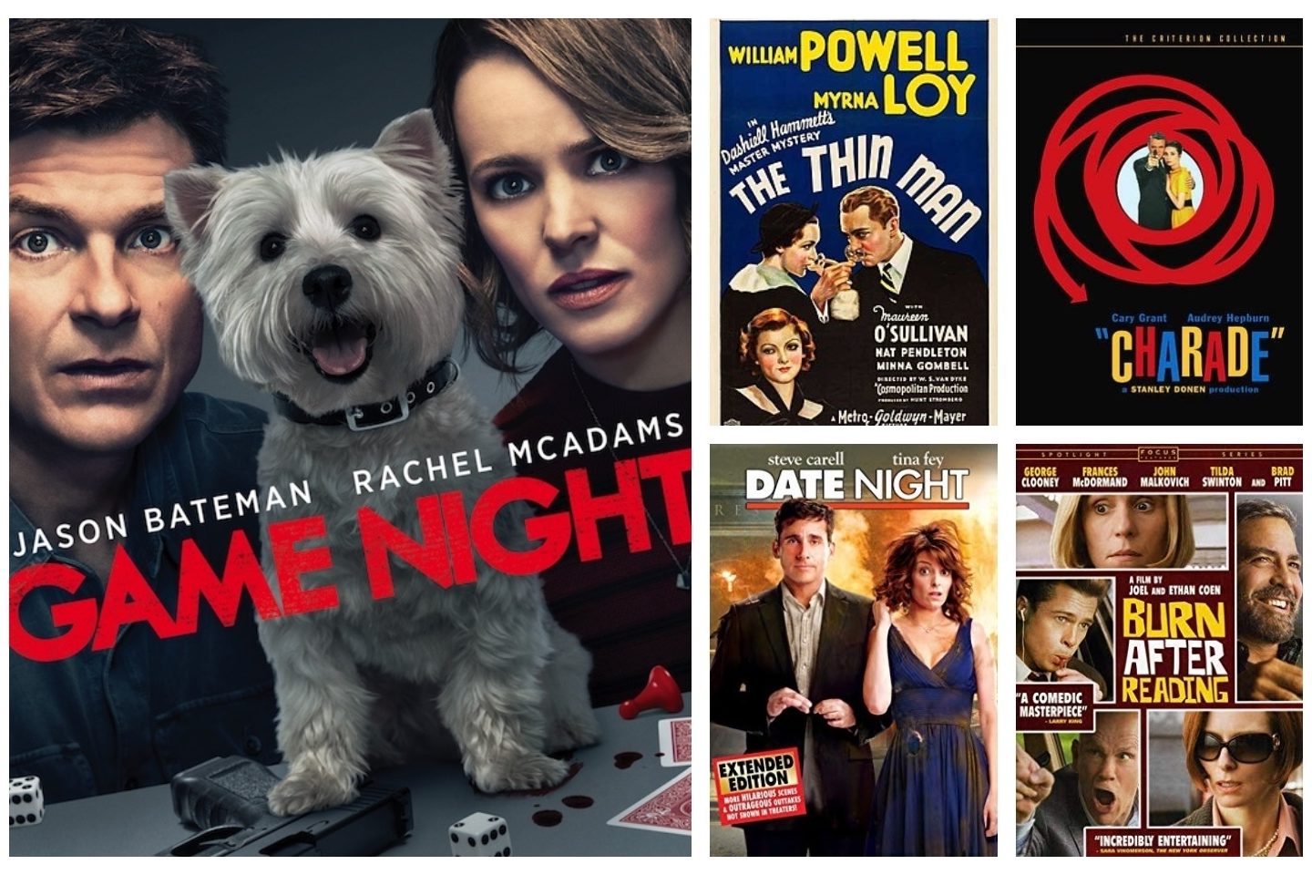 date night movies collage