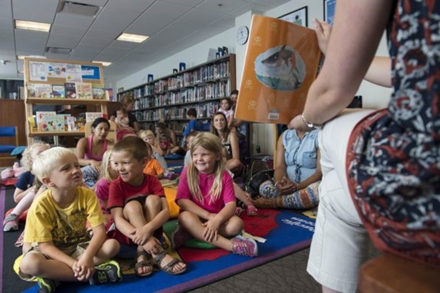 Photo of a Storytime event at the Toledo Lucas County Public Library.