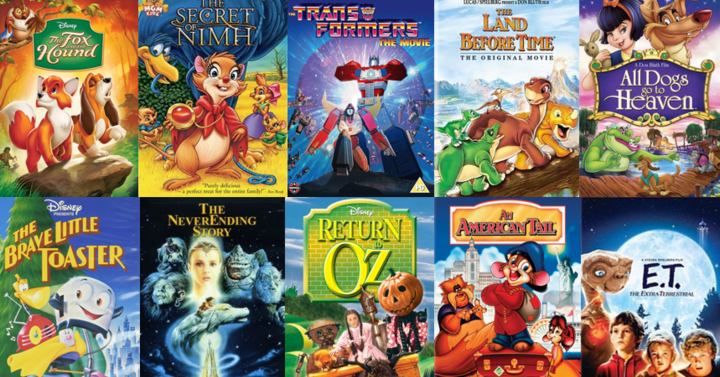 Various movies from the '80s.