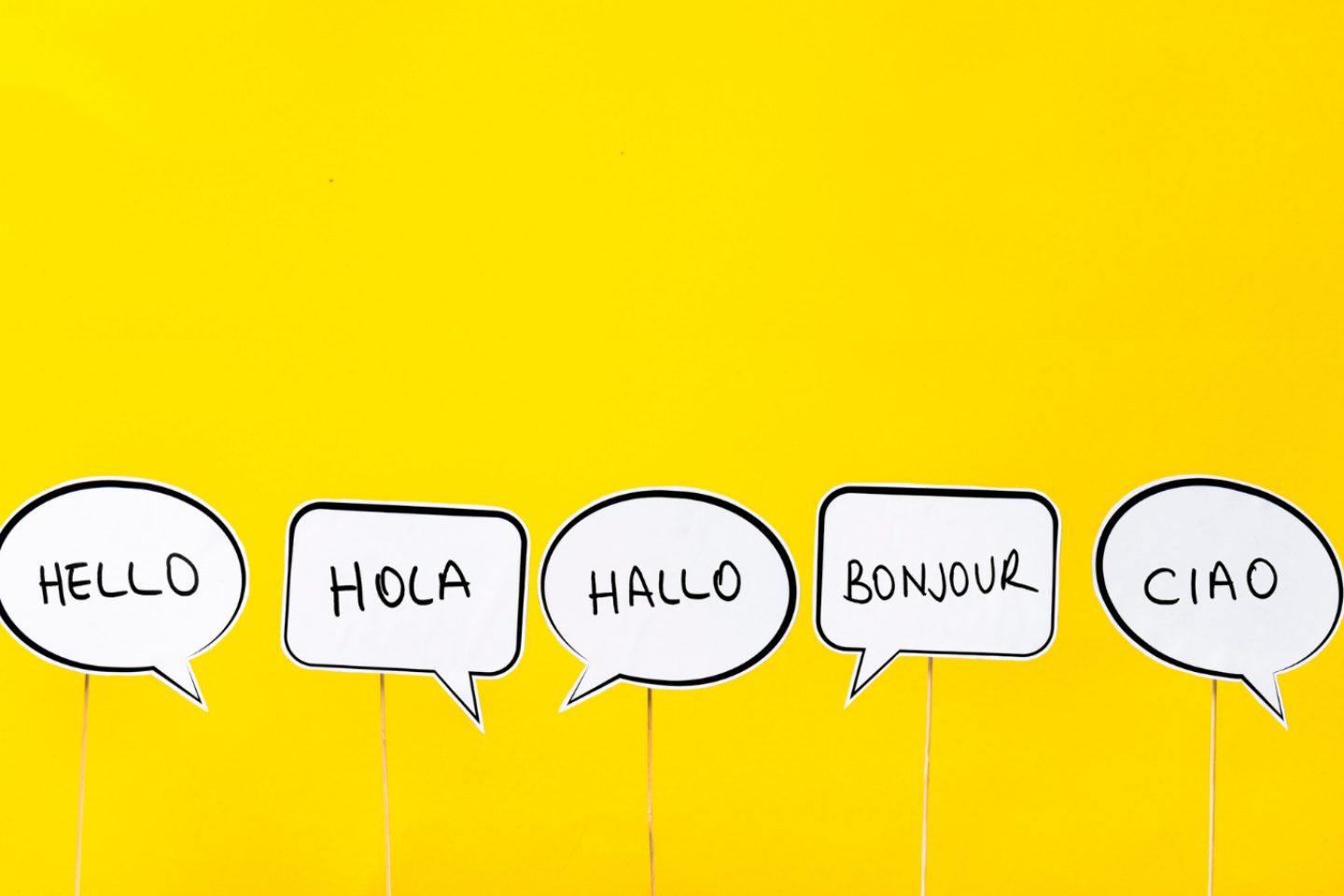 Hello in various languages