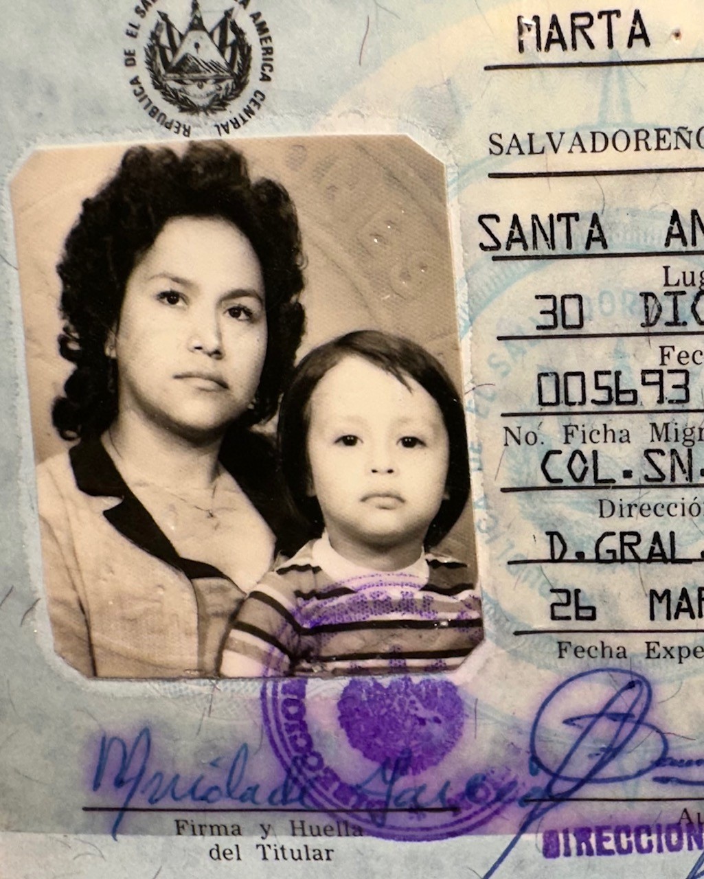 Henry and Mom IHM 2026 Photo of Henry and his mother on a passport
