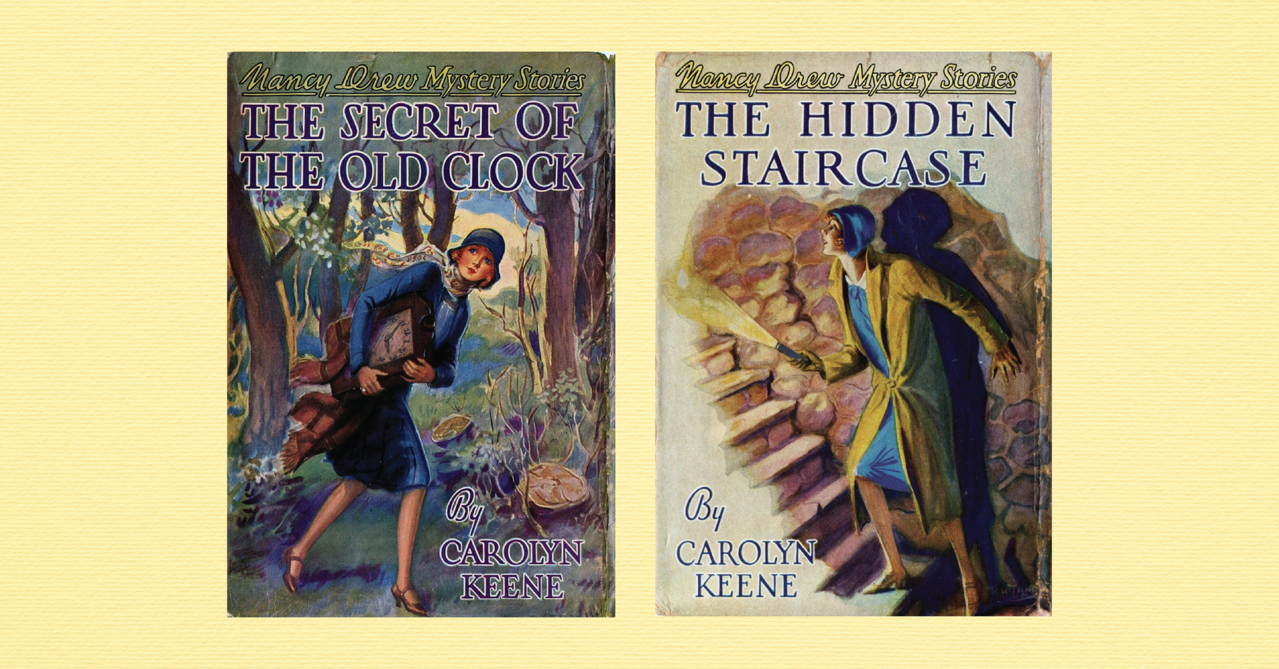The Secret of the Old Clock and The Hidden Staircase by Carolyn Keene