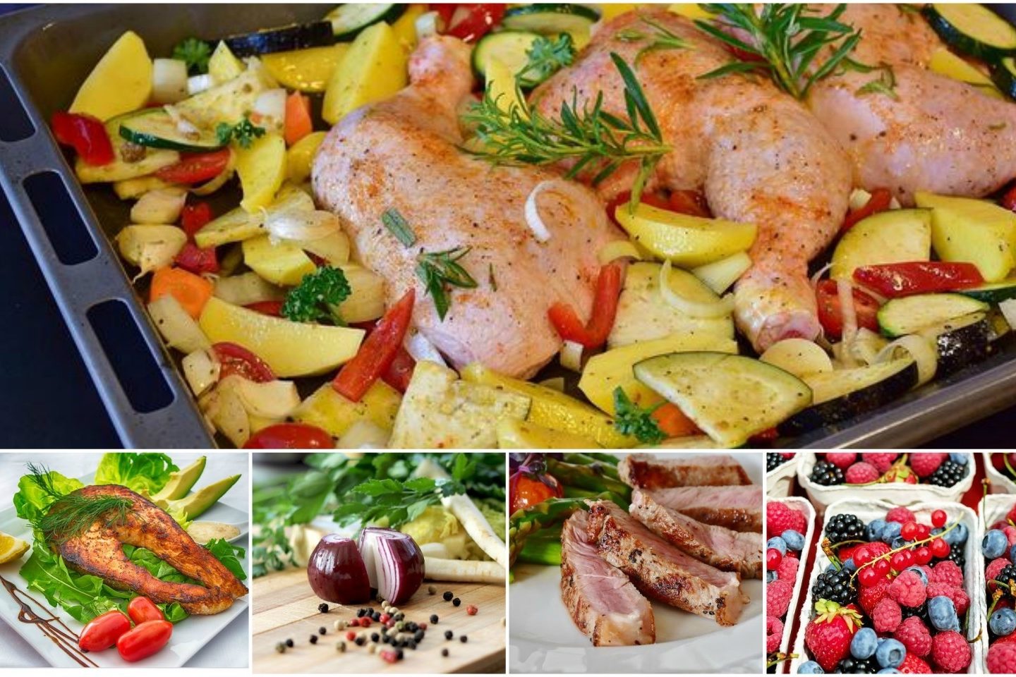 Paleo Diet cooking collage