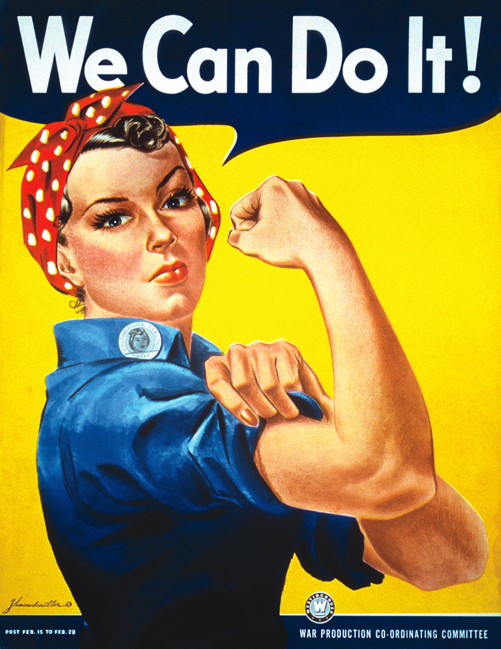 Rosie Lumen WWII Propaganda: Rosie - We Can Do It!