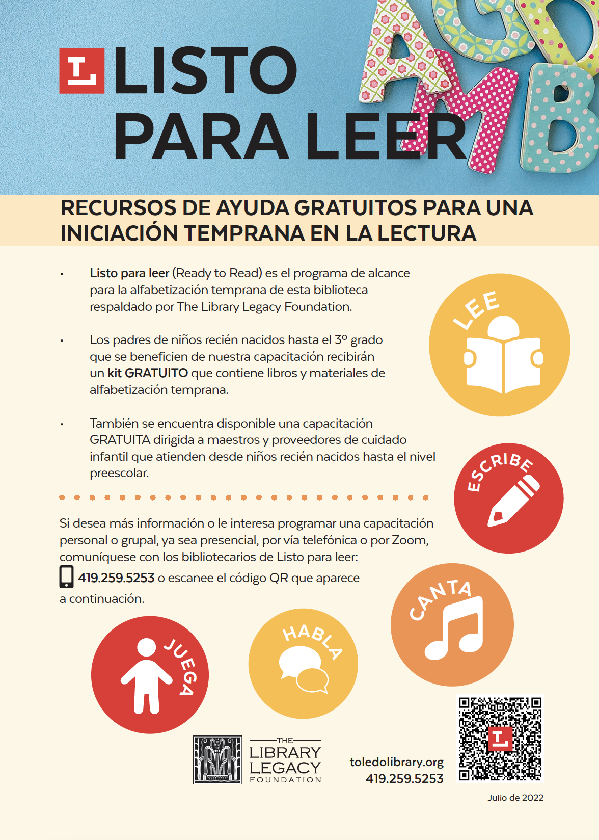 Free early learning help