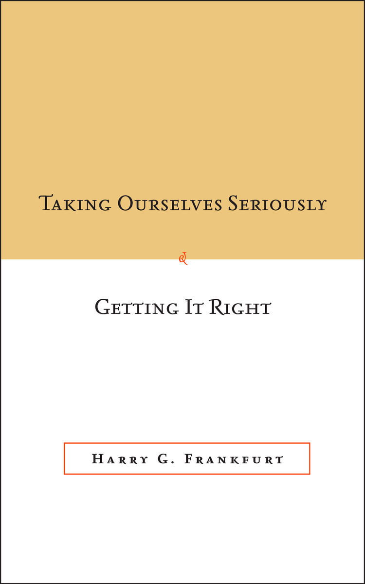 Taking Ourselves Seriously Book cover image