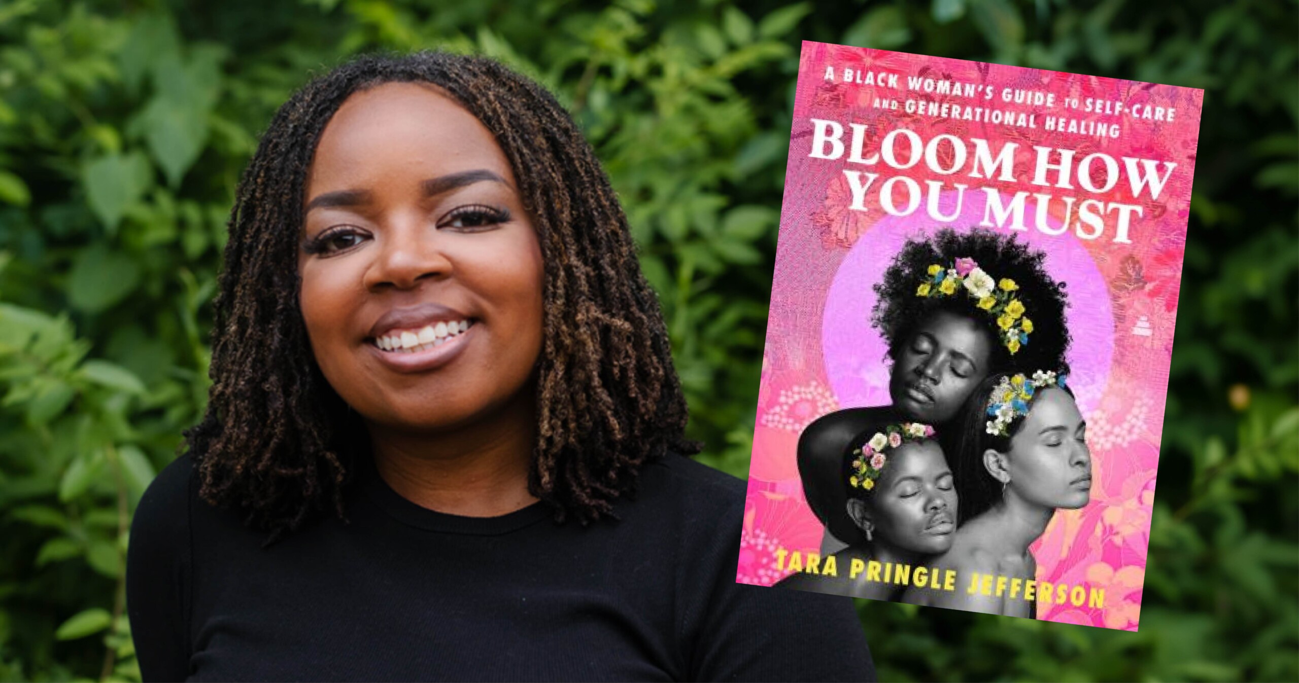 Romance author signing books.