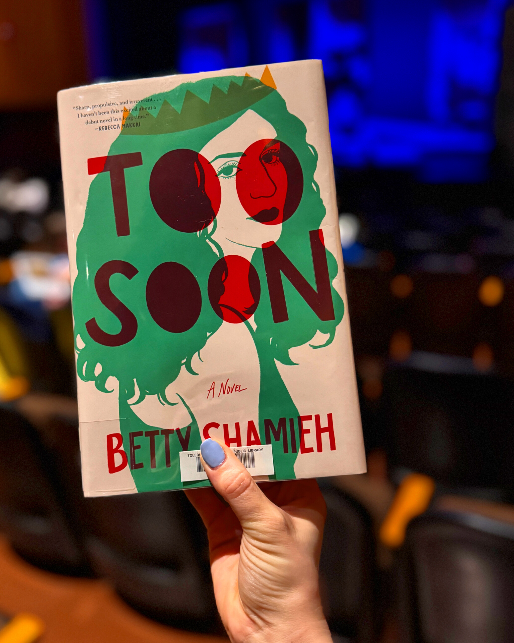 Cover of Too Soon by Betty Shamieh