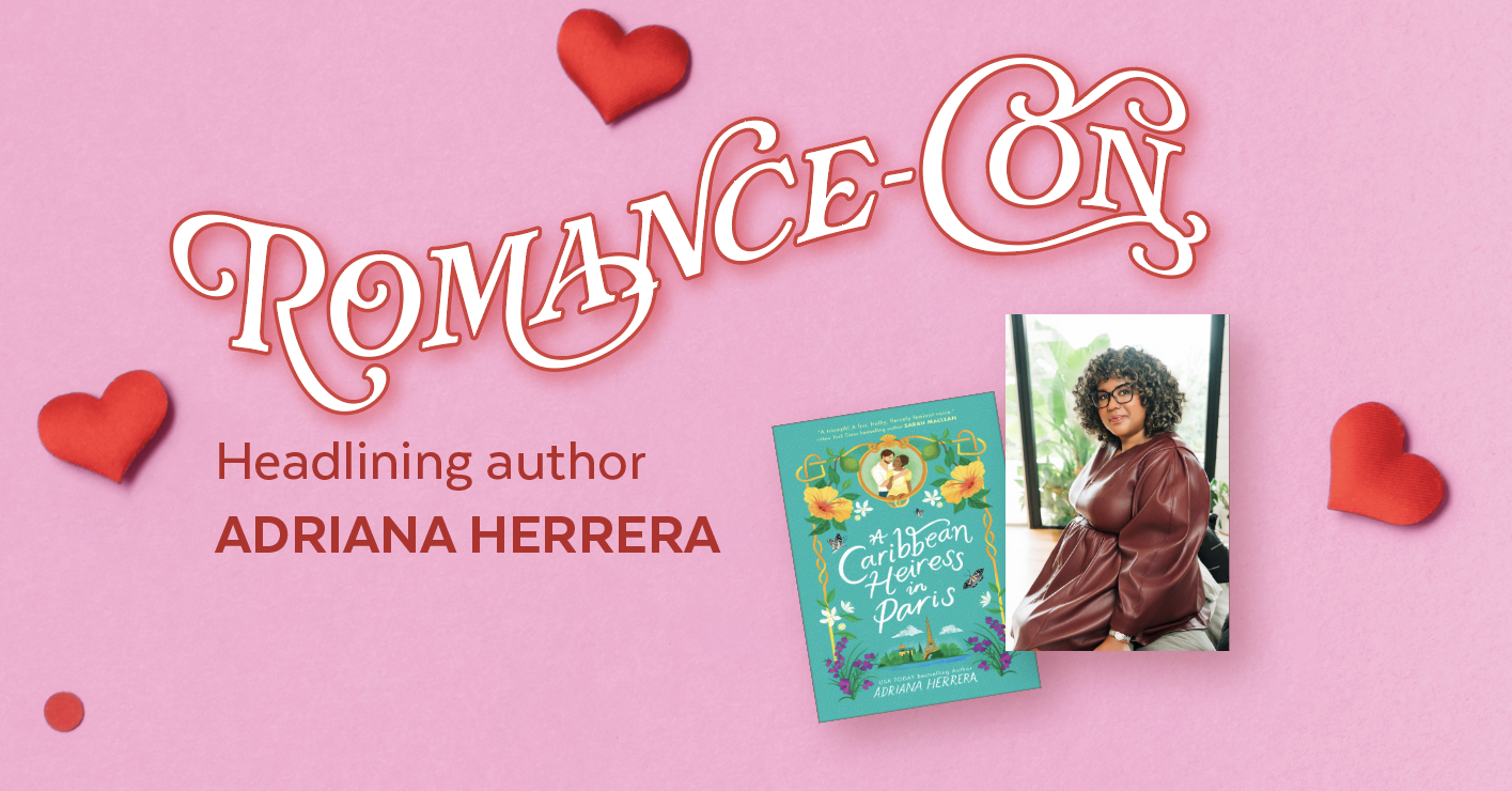 Romance-Con headlining author Adriana Herrera.