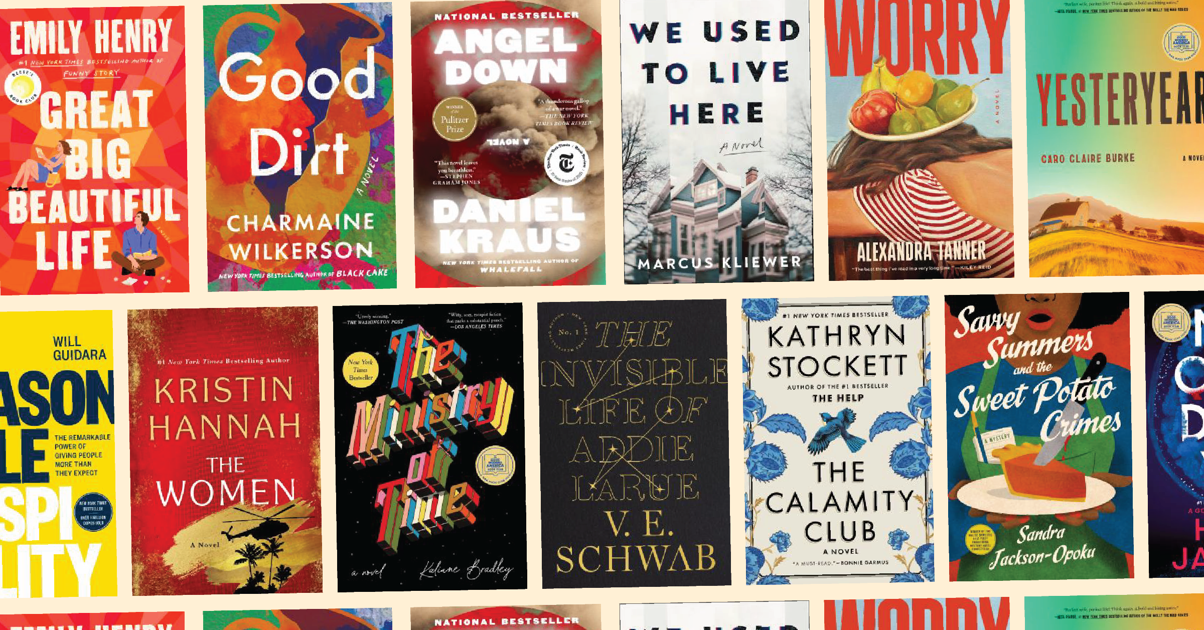 Books that will be discussed on Off the Shelf.