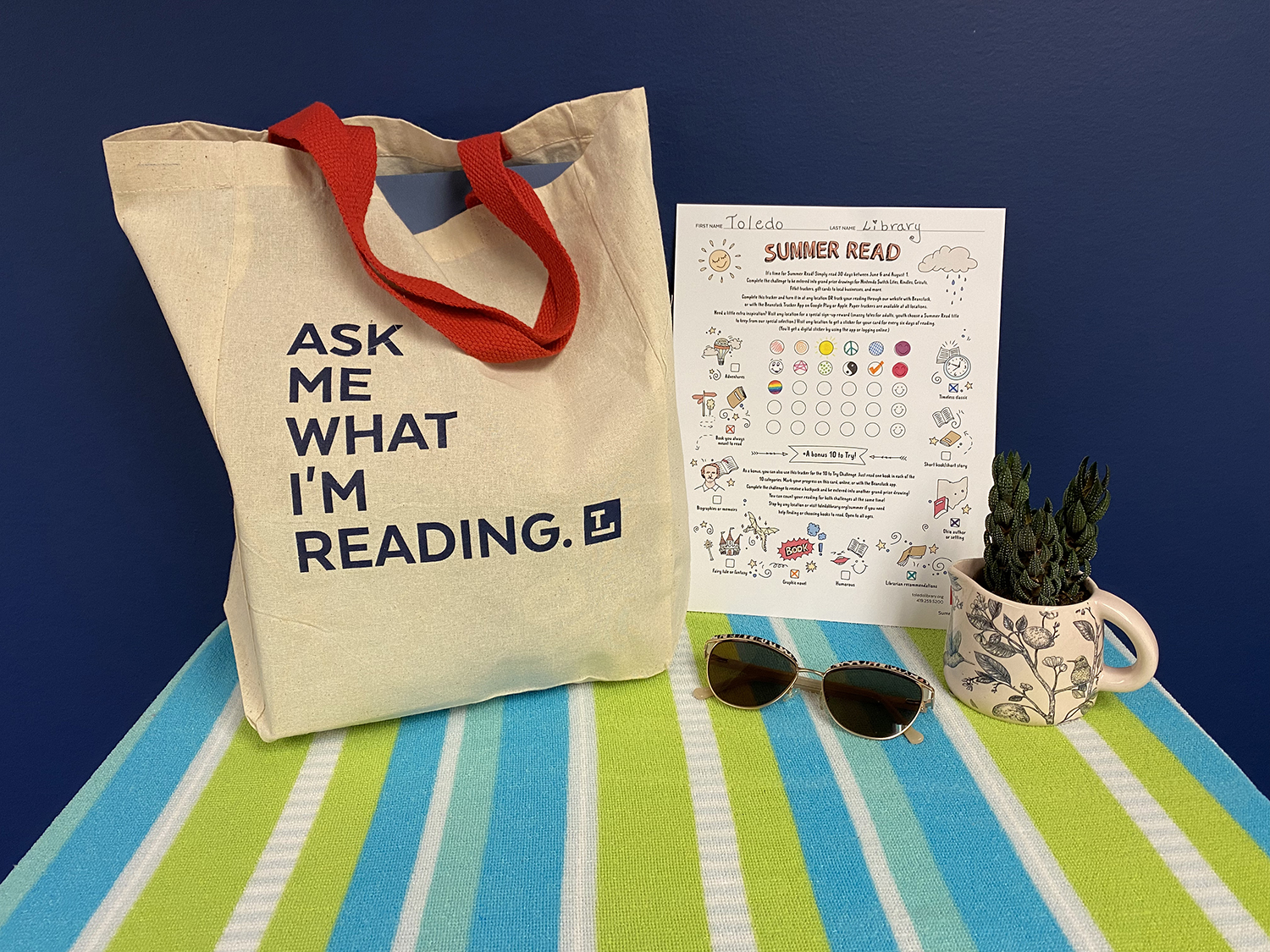 summer reading bag abd tracker