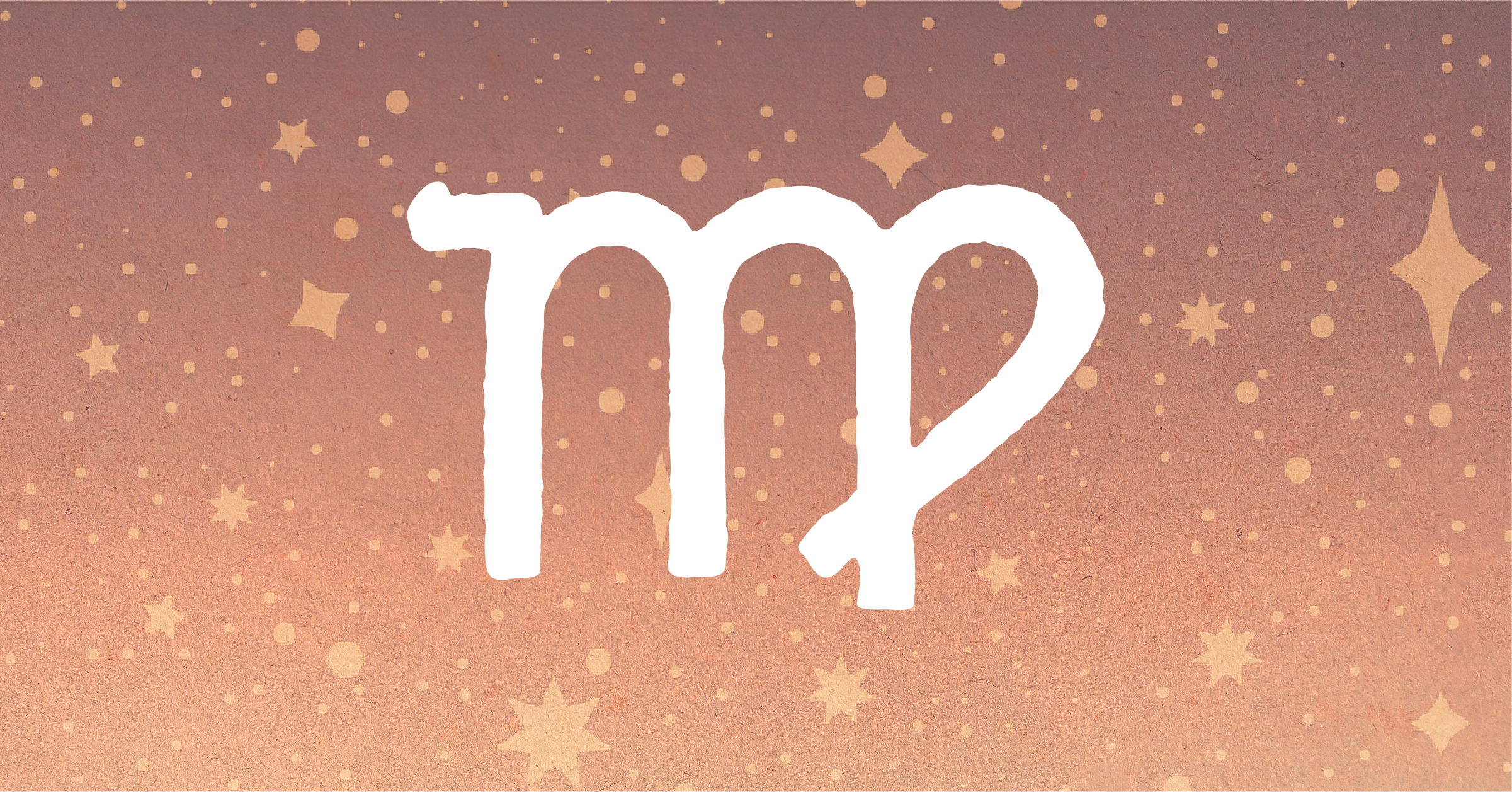 Virgo star sign on a starry background.