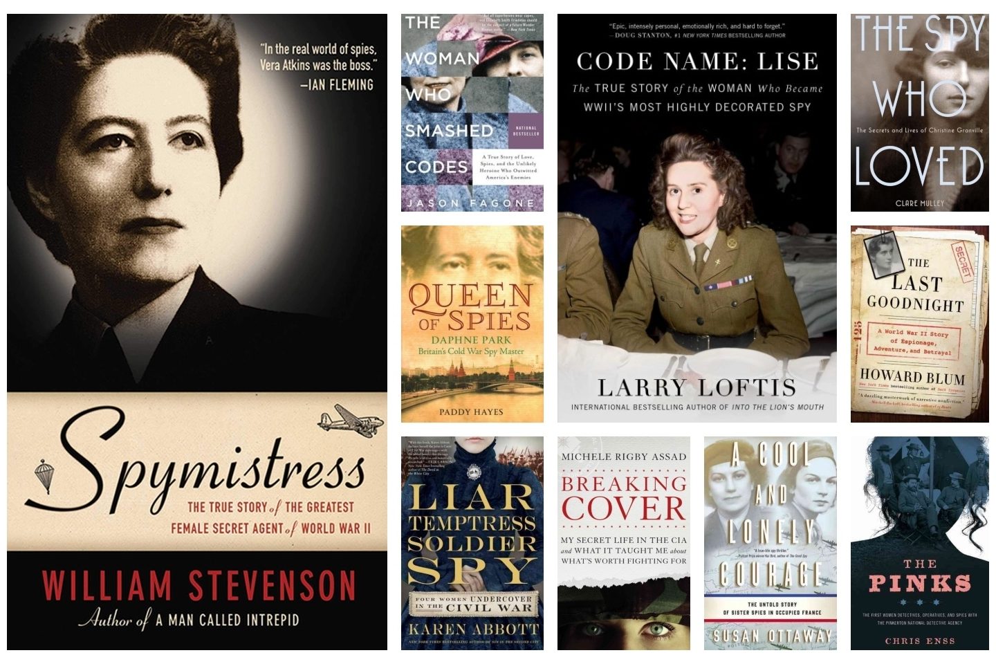 women spies nonfiction books